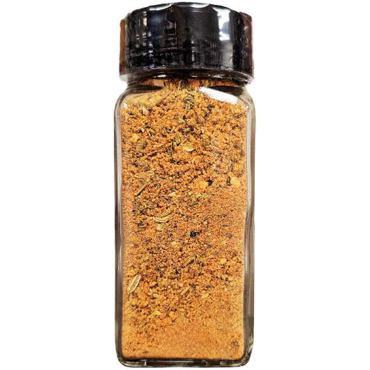 Blackening Rub Spice Container back view