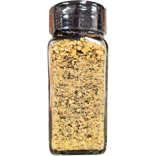 Lemon Pepper Spice Container back view