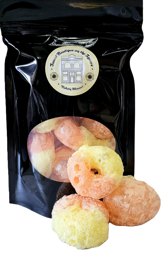 Peach Puffs - Freeze Dried Candy