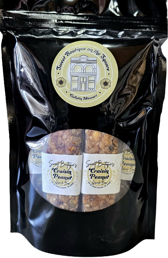 Craisin Peanut Granola Bars (8 Pack) - Healthy Snacks